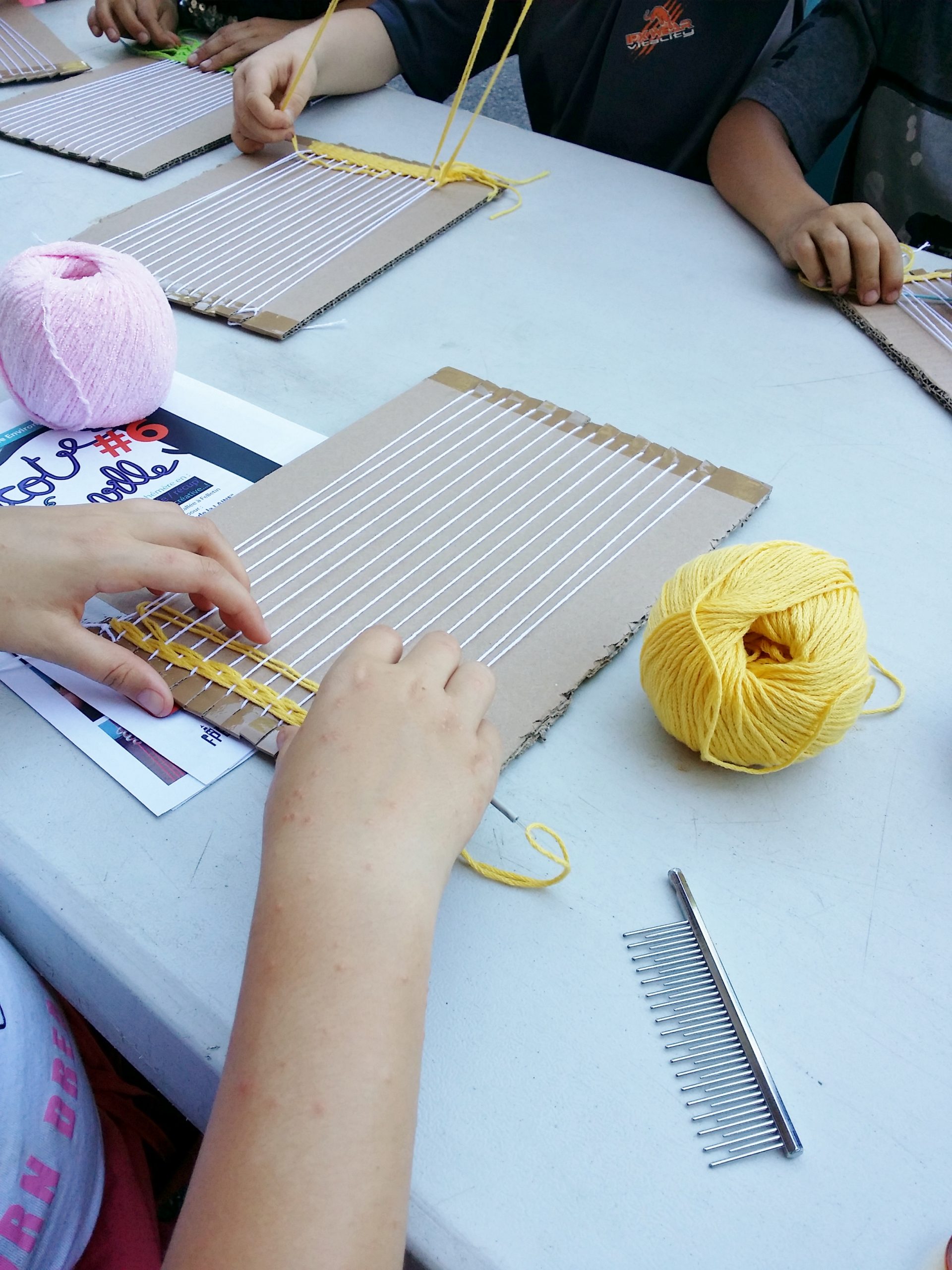 Atelier enfant / tissage